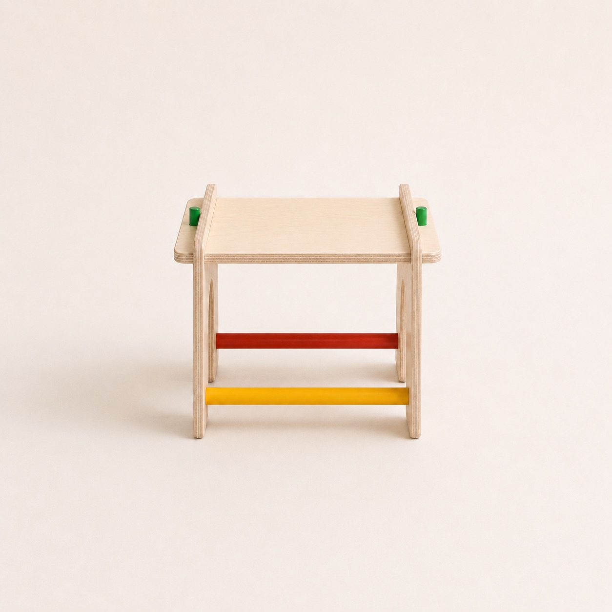Détail de l'assemblage de The Arch Stool